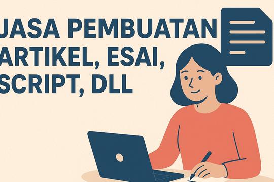 Jasa Penulisan Skripsi, Thesis, dan Proposal - Jasa Penulisan Artikel, Esai, Script, dll