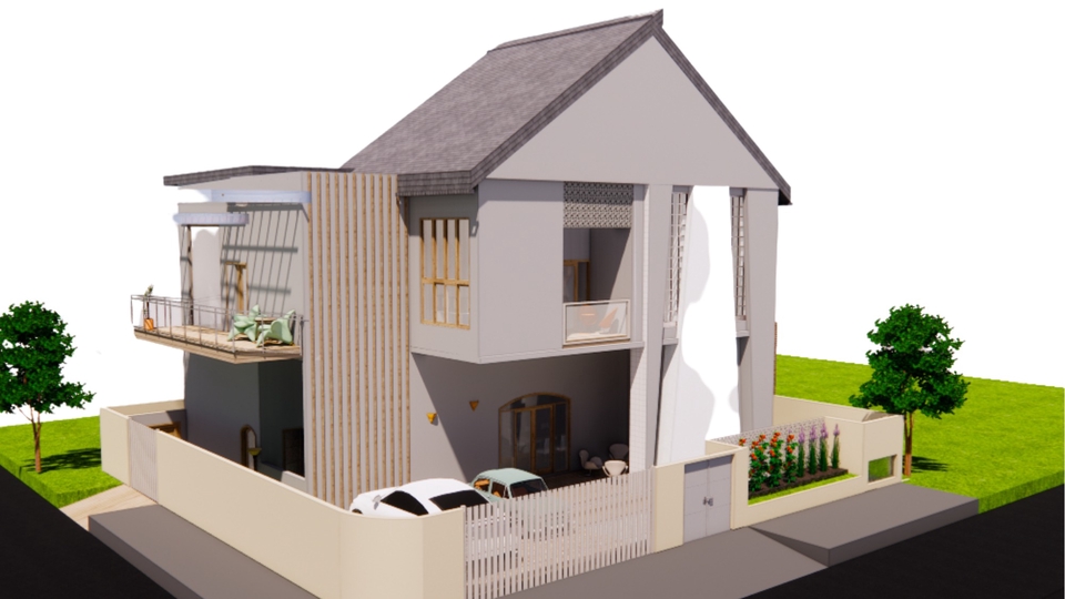 Desain Rumah 2 lantai 