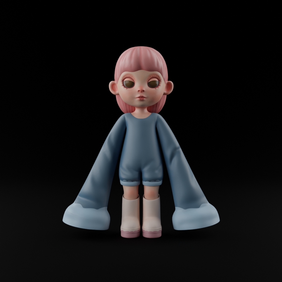 3D Model - Jasa Desain 3D character Untuk Animasi, Game, Maskot, Printing, dan lainnya - 2