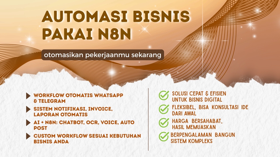 Chatbot WhatsApp yang mampu merespons otomatis, menggunakan integrasi n8n dan AI.