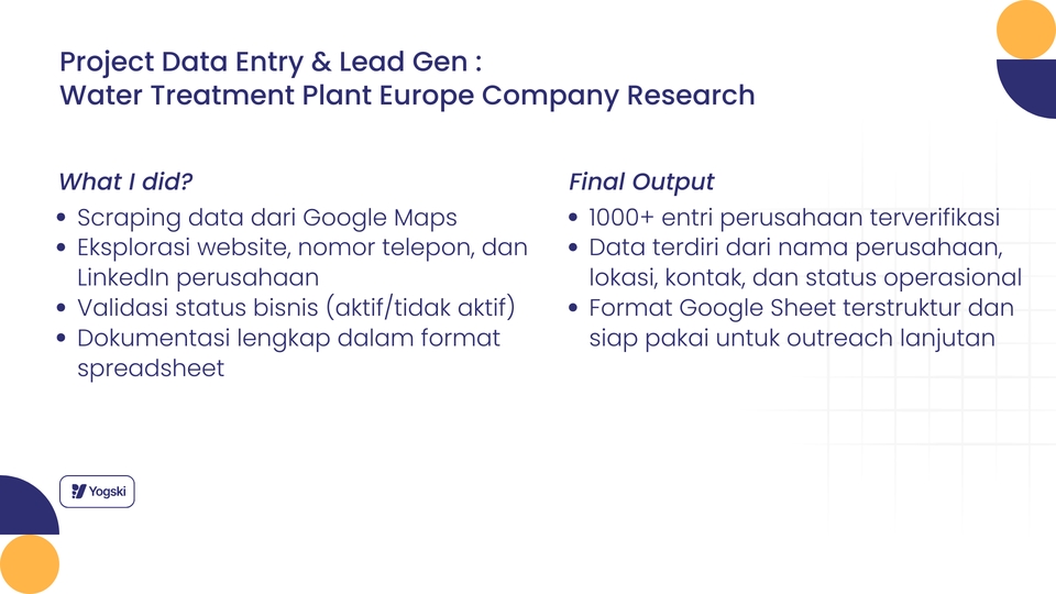 Scraping Data - Lead Generation Spesialis & Data Management : Prospects Berkualitas, Waktu Cepat, Hasil Terukur - 3