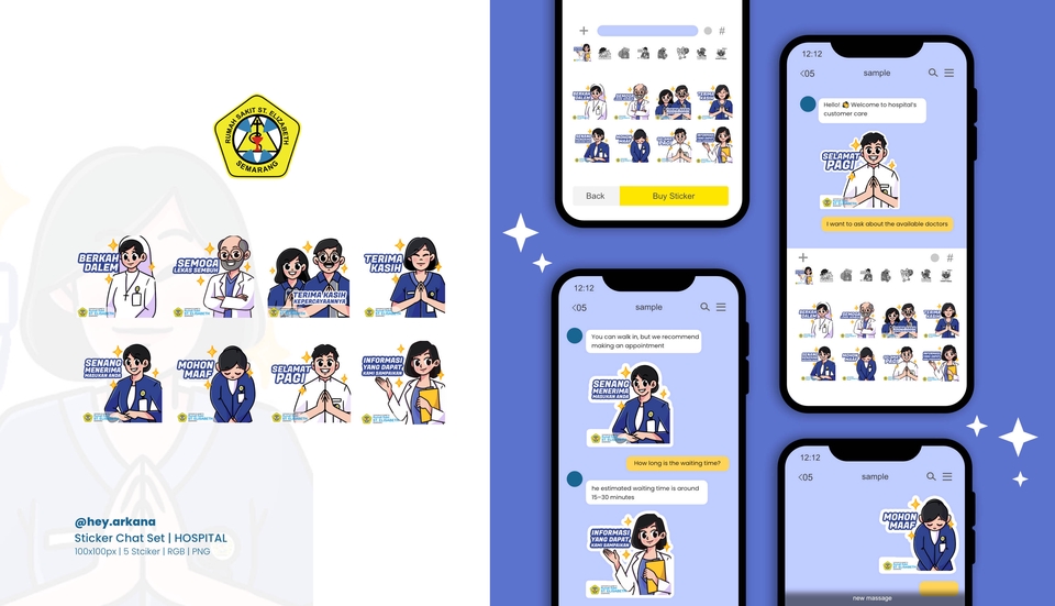 Stiker LINE - Jasa Pembuatan Sticker Chat – Simple, Lucu, dan Memiliki Identitas Visual yang Kuat - 11