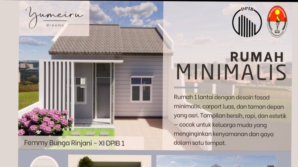 Jasa Gambar 3D Arsitektur dan Produk Visual - Rumah Minimalis