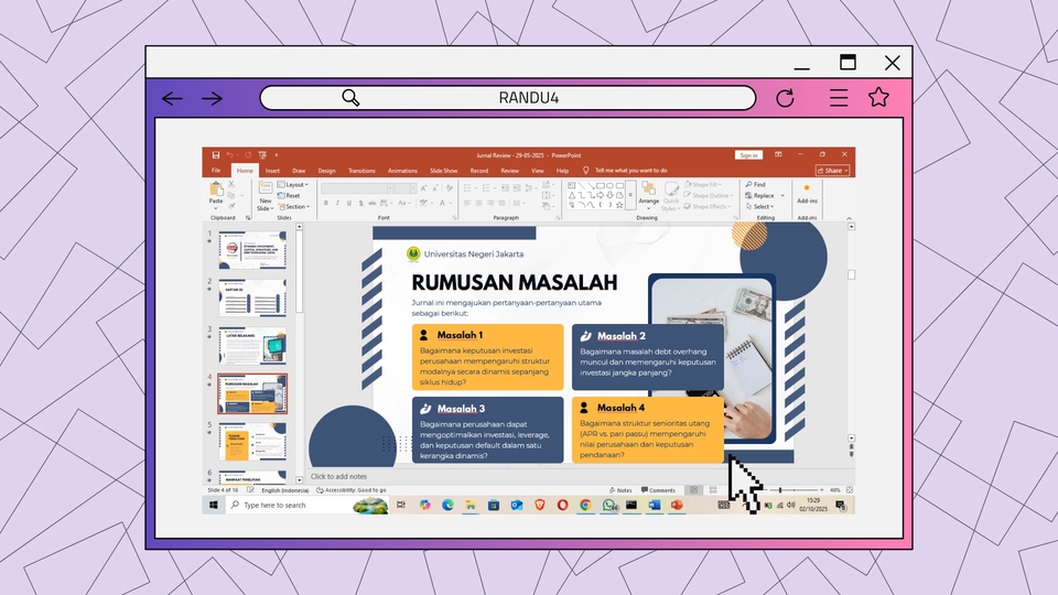 Presentasi - Jasa Konsultasi Desain Power Point Interaktif - 5