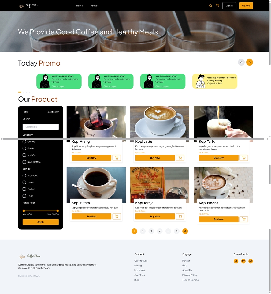 Web Development - Fullstack Coffee Shop Web - 3