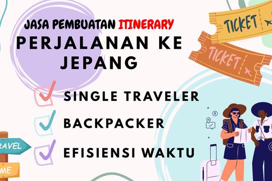 Jasa Membuat dan Meyusun Rencana Perjalanan Wisata - Jasa Pembuatan Itinerary perjalanan Jepang