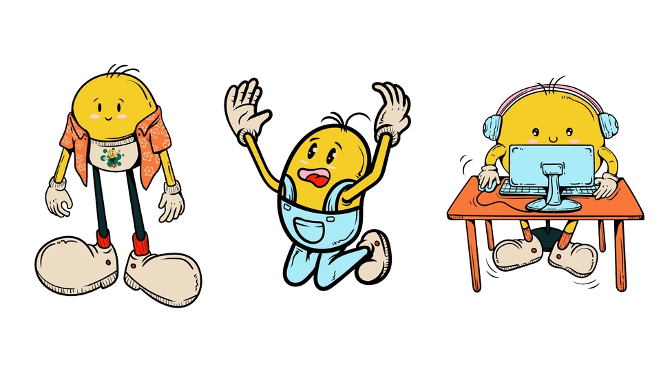 Jasa Gambar Kartun Bergaya Unik dan Personal - Desain kartun anak