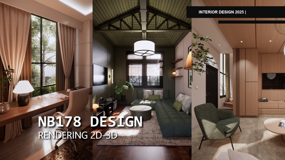 Jasa Gambar 3D Arsitektur dan Produk Visual - Desain Interior & Eksterior | Rendering 2D-3D