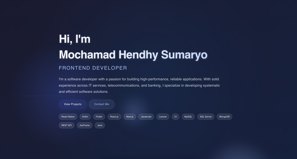 Web Development - Resume Web Pribadi Profesional – Cepat, Mobile-Friendly, & Siap Online - 2