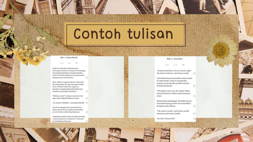 Proofreading - Editor karya tulis artikel dan cerpen/novel - 3