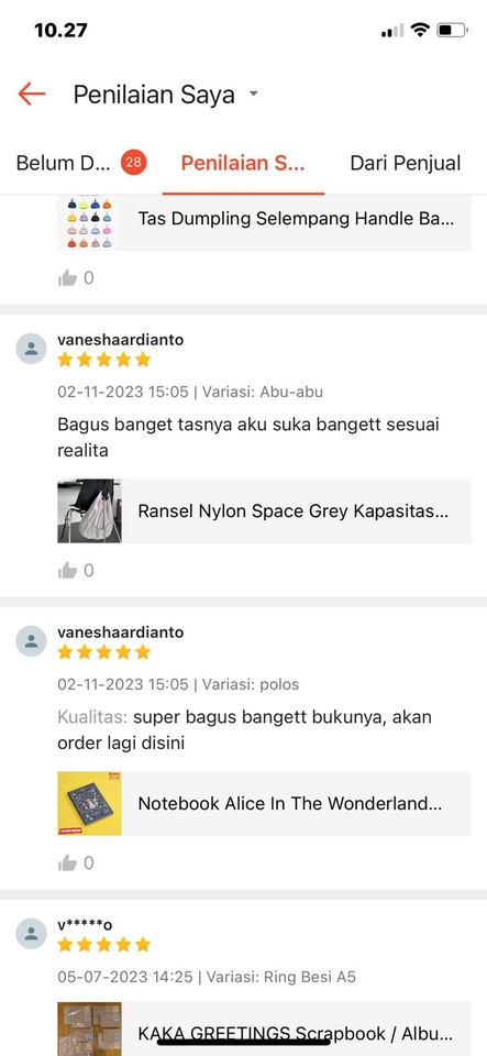 Memberi Review - Reviewer di apps e-commerse - 3