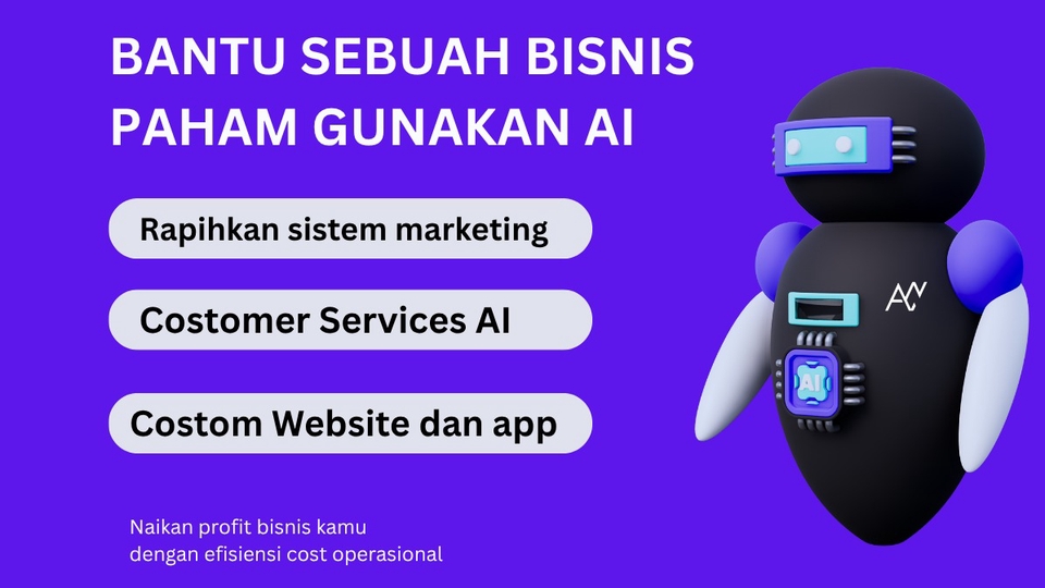 Jasa Pembuatan Bot di Telegram, WhatsApp, dan Discord - Pengembangan AI Automation & Consultant Penggunaan AI untuk bisnis