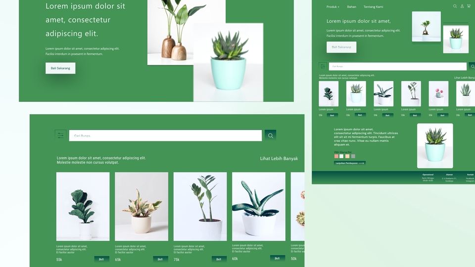 Jasa Web Design / Desain Website Profesional - Desain Landing Page Basic/3 halaman