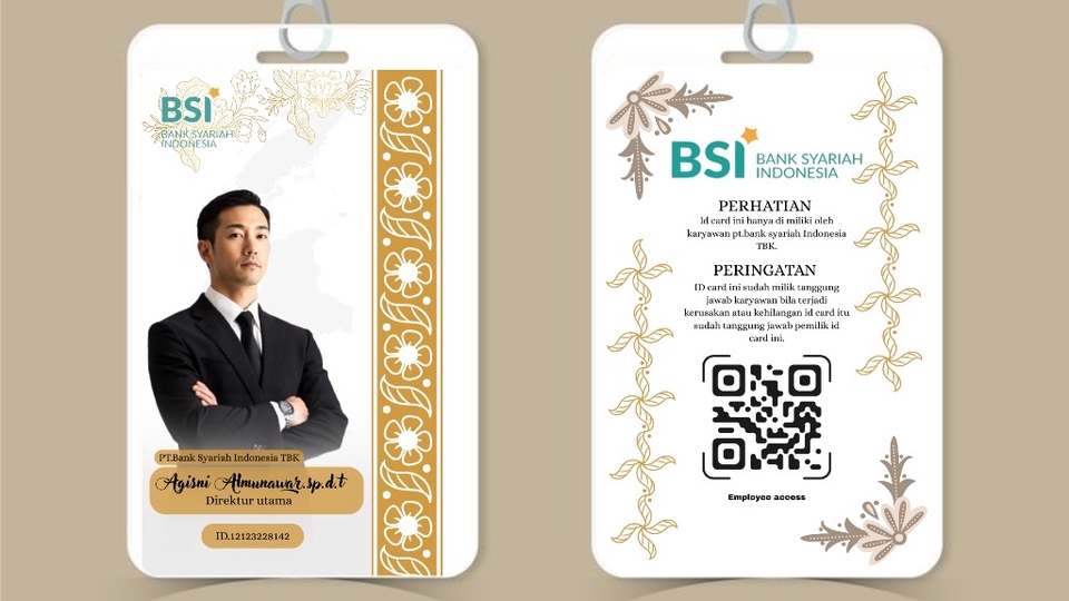 Desain ID Card Digital – Profesional & Siap Cetak
