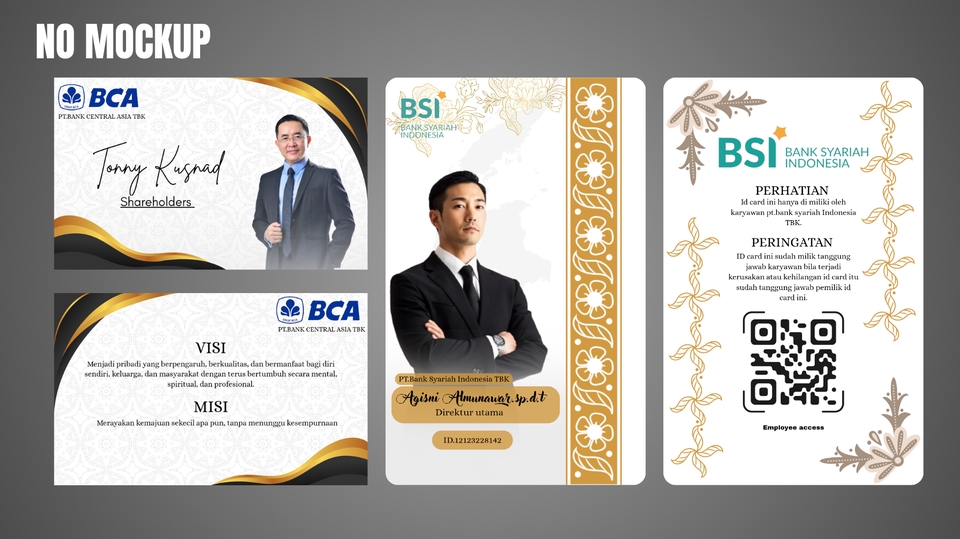 Desain ID Card - Desain ID Card Digital – Profesional & Siap Cetak - 2