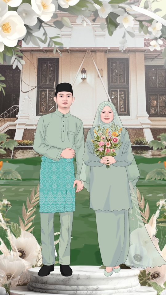 3D & Animasi - Undangan Pernikahan 3D - 5