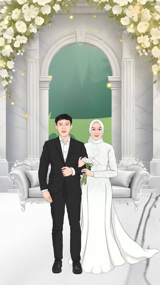 3D & Animasi - Undangan Pernikahan 3D - 4