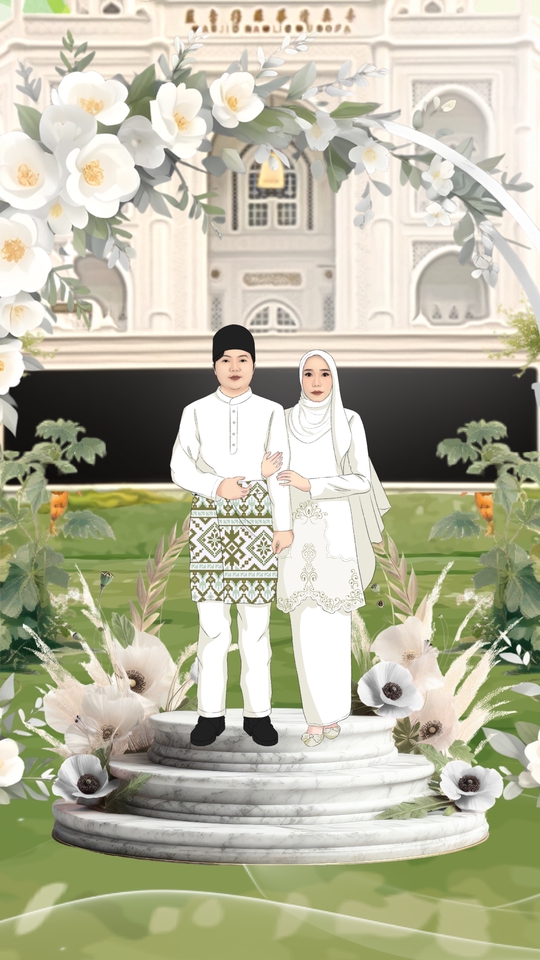 3D & Animasi - Undangan Pernikahan 3D - 6