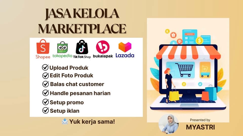 Jasa Upload Produk ke Marketplace atau Toko Online - Jasa Kelola Toko Online Marketplace Bulanan