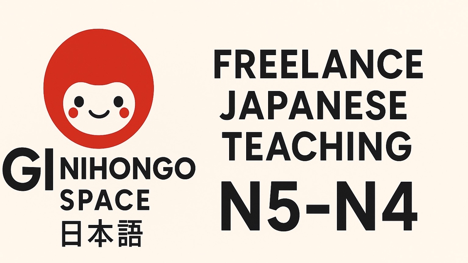 Kursus Bahasa Asing Online dengan Tutor Berpengalaman - Les bahasa Jepang level dasar dari 0/N5/N4 