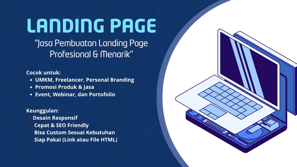Jasa Web Design / Desain Website Profesional - Jasa Pembuatan Landing Page Profesional