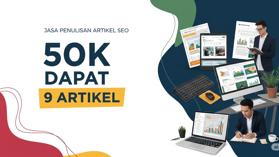 9 artikel cuma 50 ribu