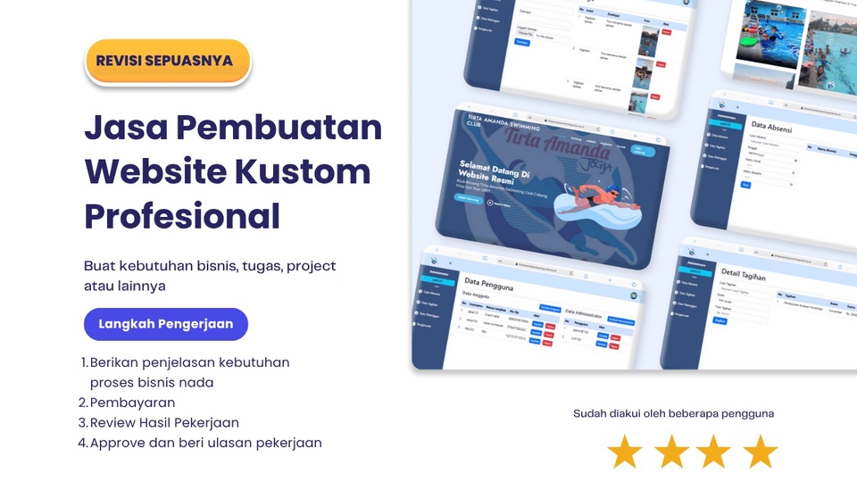 Jasa Pembuatan Website Terbaik dan Profesional - Jasa Pembuatan Website Kustom Profesional (React, Next.js, Laravel atau Wordpress)