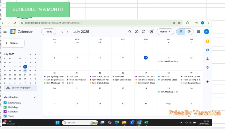 Entri Data - Email & Calender Google - 2