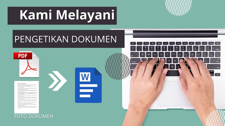 Jasa Edit Dokumen PDF, Konversi PDF ke Word / Excel - Jasa Edit Ketik Dokumen Foto PDF Konversi ke Word