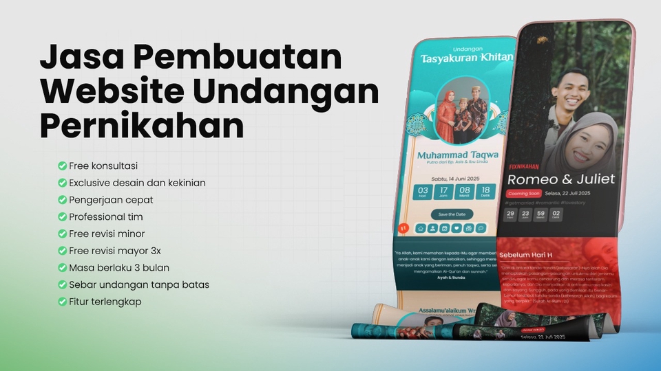 Jasa Pembuatan Website Terbaik dan Profesional - Jasa Pembuatan Website Undangan Pernikahan Online