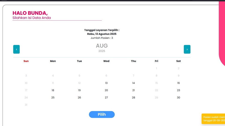 Jasa Pembuatan Website Sales Mobil - Pembuatan Sistem Booking Online