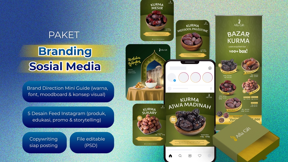 PAKET BRANDING SOSIAL MEDIA/DESAIN POSTER