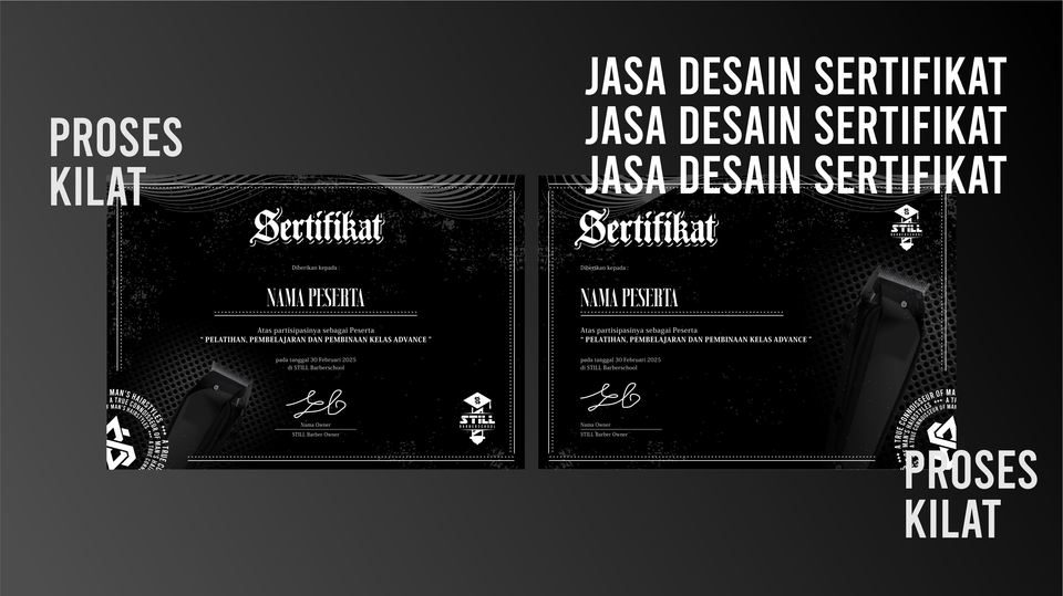 Jasa Desain Sertifikat dan Piagam Penghargaan - desain sertifikat, piagam penghargaan, sertifikat pelatihan