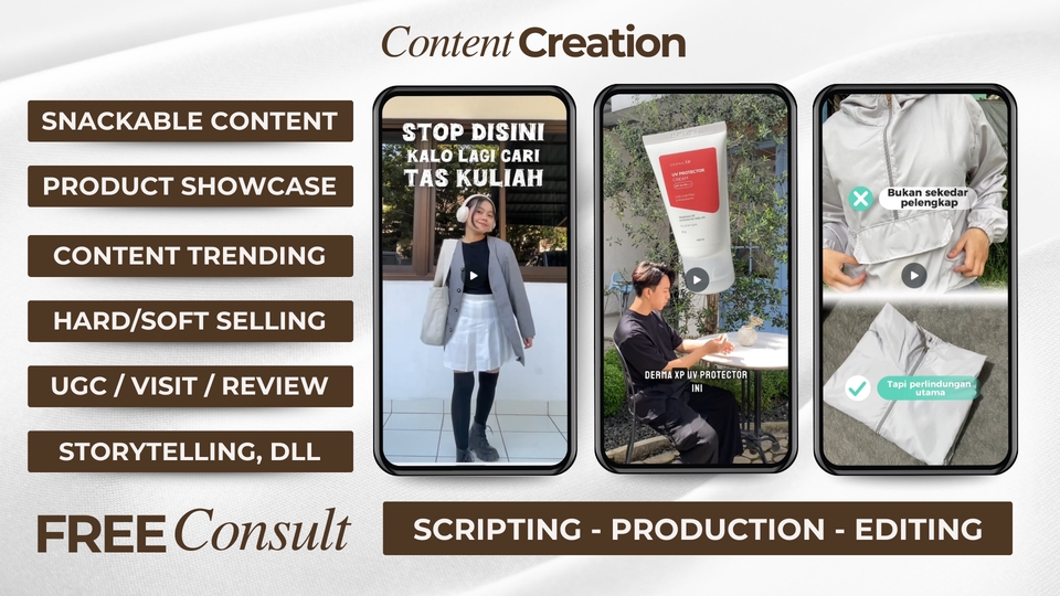 Content Creator - MEMBUAT KONTEN VIDEO REELS/TIKTOK/SHORT & FEED - 5