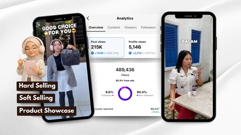 Content Creator - MEMBUAT KONTEN VIDEO REELS/TIKTOK/SHORT & FEED - 8