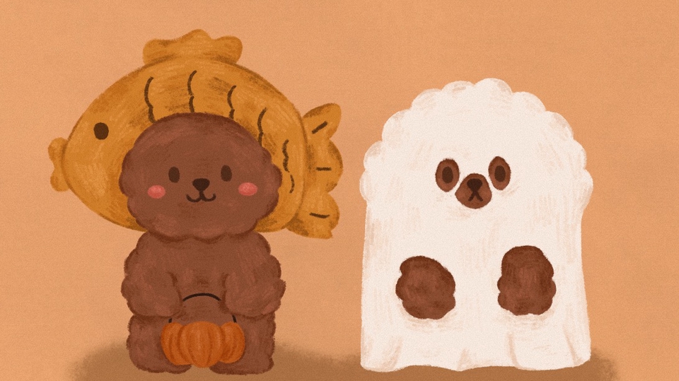 cute scribble illustration style for children book character design pencil strokes adorable