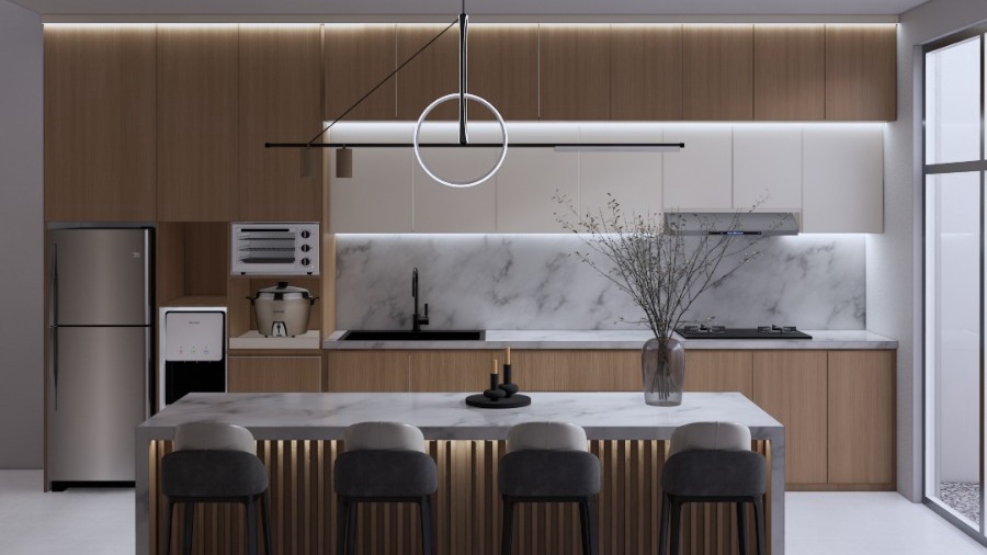 Design interior hunian, office, cafe, rumah makan, toko, ruko, kos-kosan dll