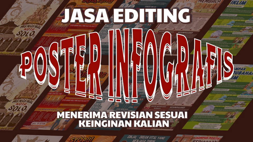 Jasa Desain Infografis Kreatif dan Berkualitas - DESAIN POSTER INFOGRAFIS SEDERHANA