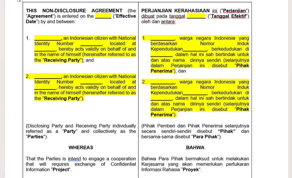 Kontrak Hukum - Paket: Review & Pembuatan Perjanjian - 2