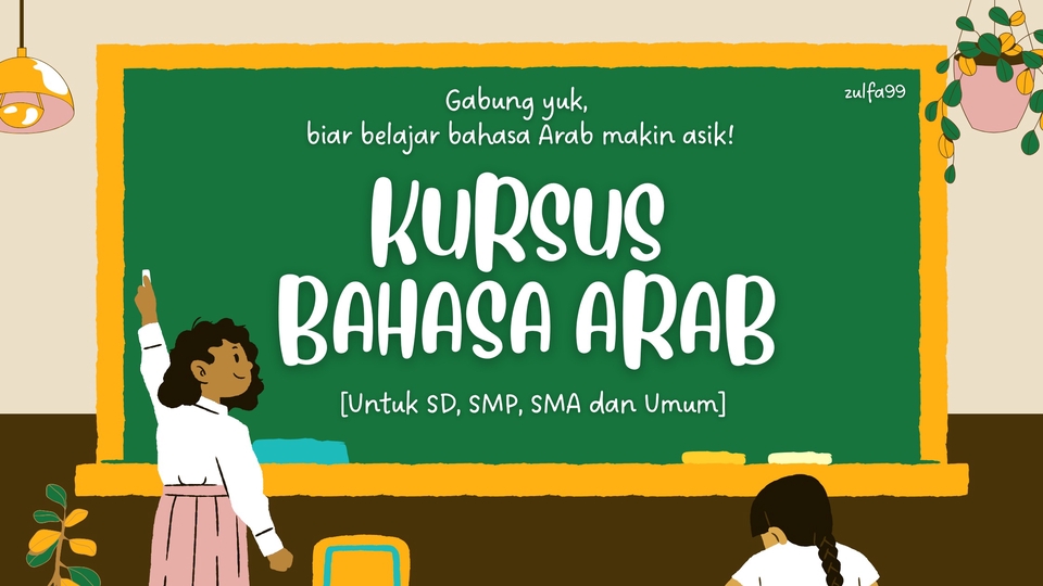 Kursus Bahasa Asing Online dengan Tutor Berpengalaman - Kursus belajar bahasa Arab Pemula (Dibimbing dari 0 sampai bisa)