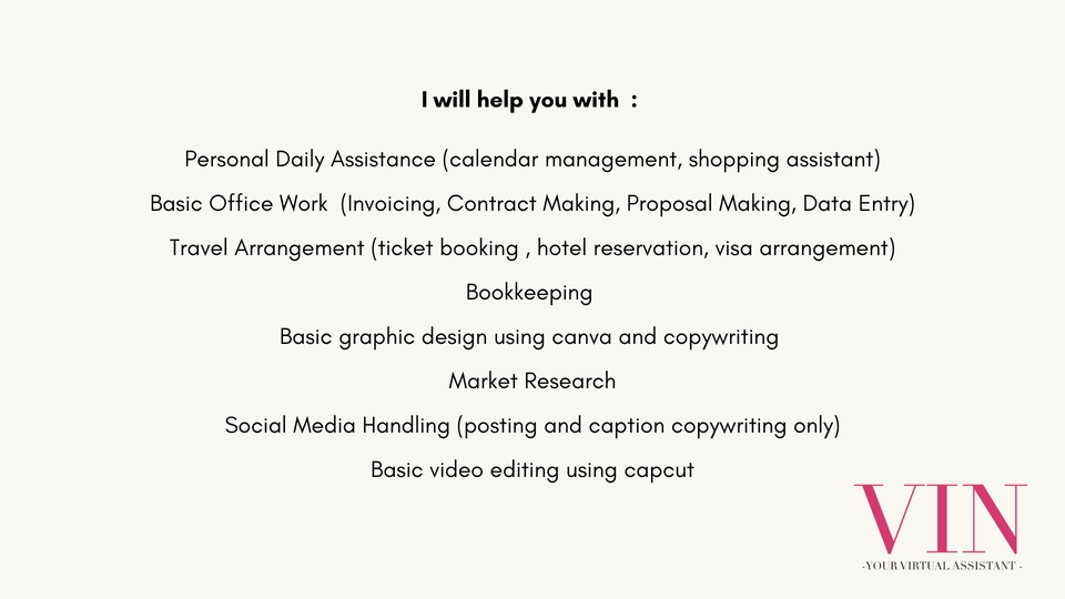 Sekretaris - Top-Tier Virtual Assistant | Organized, Efficient, On Time - 3