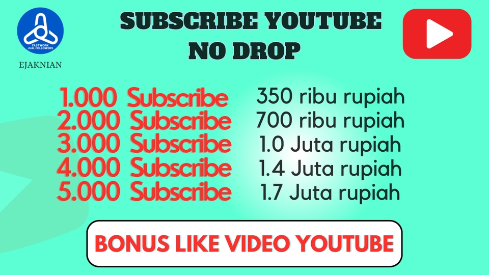 Tambah Followers - JASA YOUTUBE SUBSCRIBE DAN LIKE INSTAGRAM NON DROP - 2