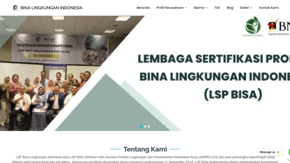 Jasa pembuatan website profesional dan murah, lspbisa.com