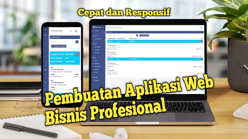Jasa Pembuatan Software dan Program Dekstop - Pembuatan Aplikasi Web Bisnis Profesional - Cepat dan Responsif