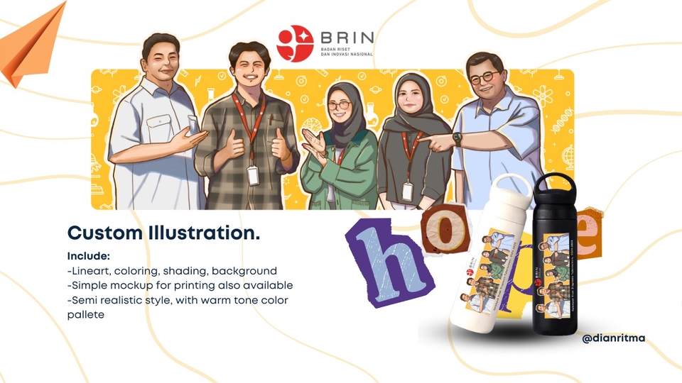 Jasa Gambar Ilustrasi Profesional dan Kreatif - Custom Illustration 2D