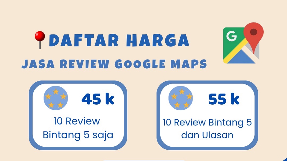 Jasa Pembuatan Google Maps Lokasi Bisnis Anda - (20 Review) Jasa Review Ulasan Google Maps Rating Gmaps Real Human