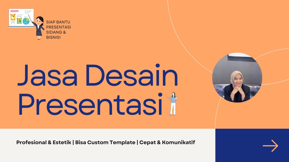 Jasa desain slide presentasi PPT & Canva profesional, estetik, untuk kebutuhan sidang dan bisnis