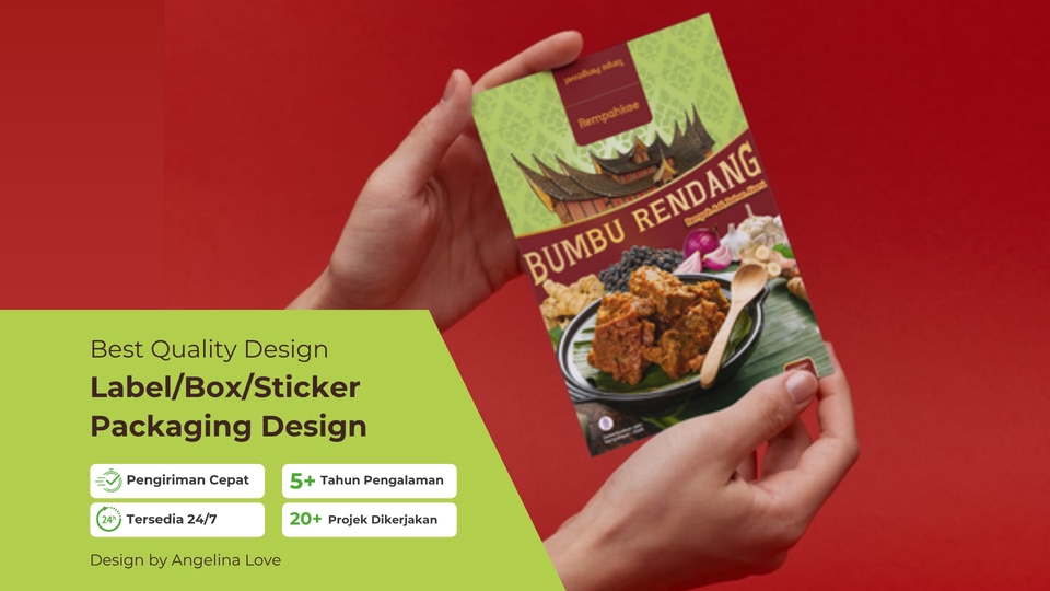 Desain Packaging/Kemasan/Label Profesional, UMKM (BISA SEHARI JADI)