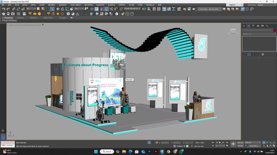 Desain Booth & Kios - 3D Design Booth Pameran / Exhibition Booth Berpengalaman - 3