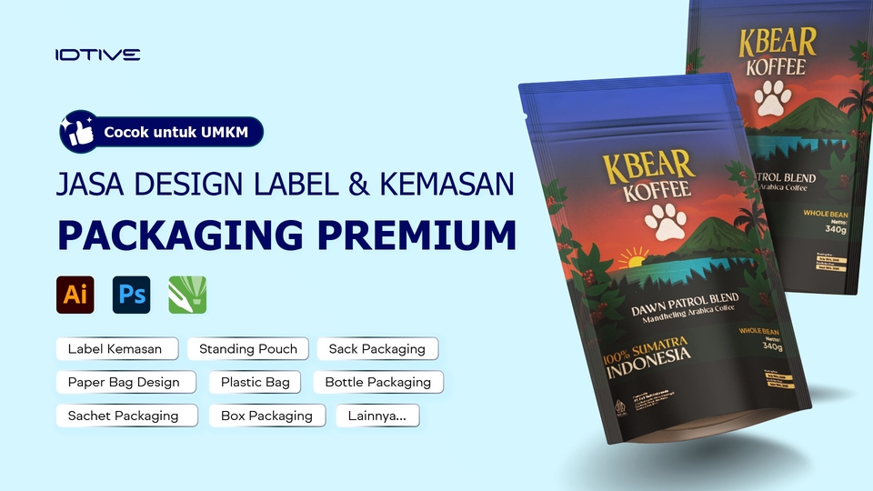 Jasa Pembuatan Kemasan Plastik untuk Berbagai Kebutuhan - JASA DESIGN LABEL & KEMASAN - PACKAGING PREMIUM UNLIMITED REVISI